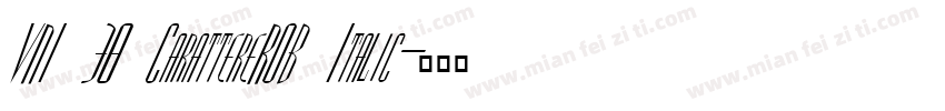 VNI 38 CarattereROB Italic字体转换